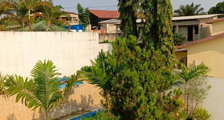 Villa 7 chambres et 7 douches à Angondje